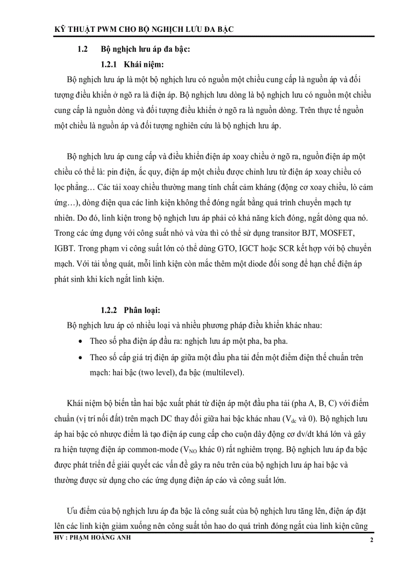 image for page Kỹ thuật pwm cho bộ nghịch lưu đa bậc