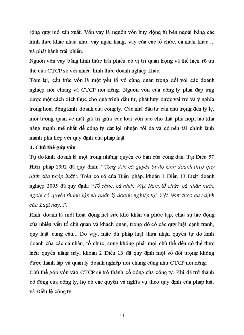 image for page Bài tập học kỳ Quy chế pháp lý về vốn trong công ty cổ phần