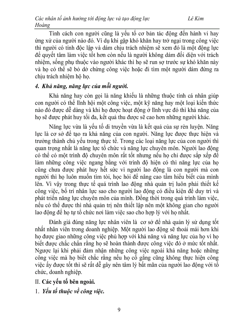 image for page Các nhân tố ảnh hưởng đến động lực và tạo động lực