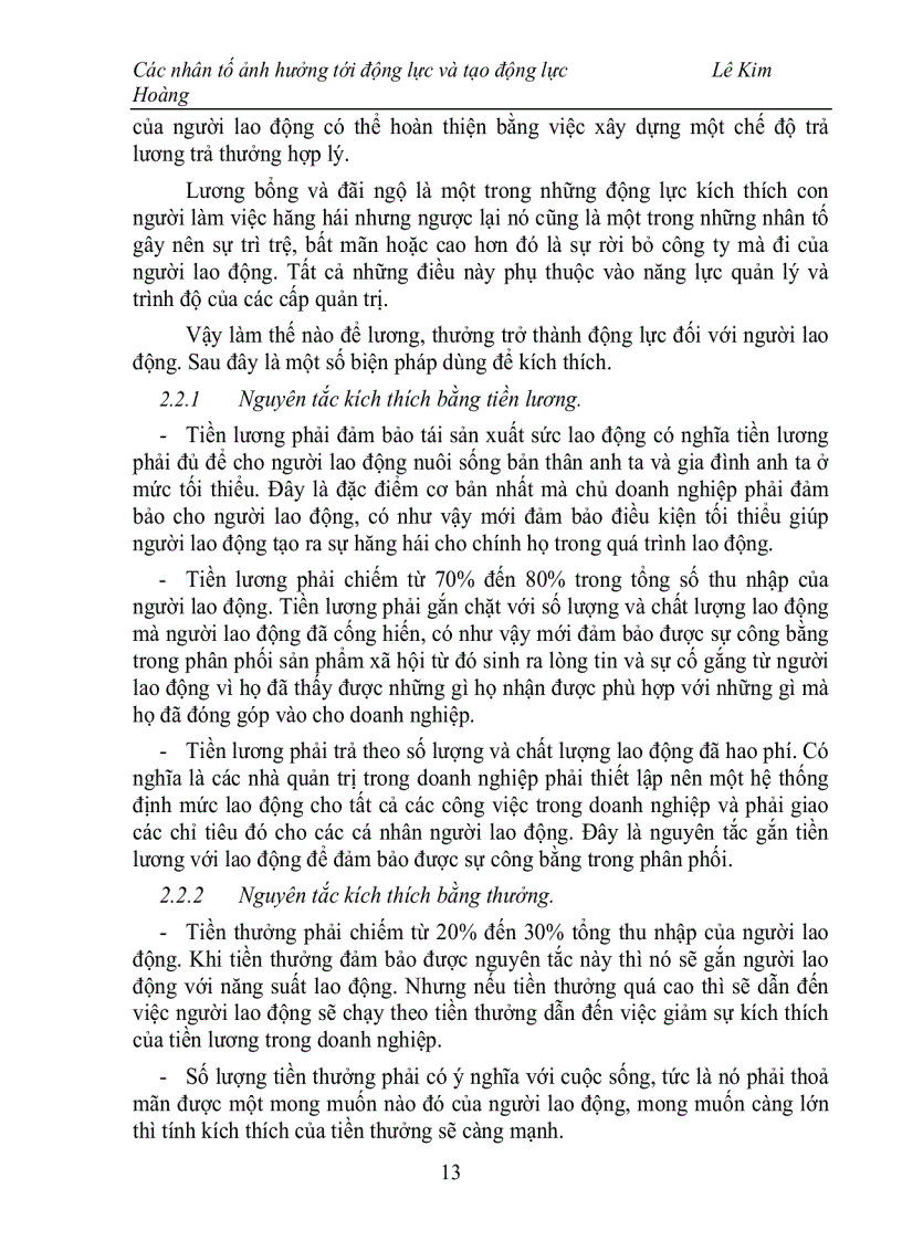 image for page Các nhân tố ảnh hưởng đến động lực và tạo động lực