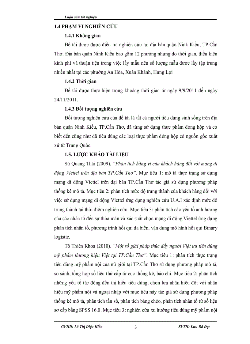 image for page Phân tích hành vi tiêu dùng của người dân trên địa bàn quận Ninh Kiều TP Cần Thơ đối với thực phẩm đóng hộp có nguồn gốc xuất xứ từ Trung Quốc