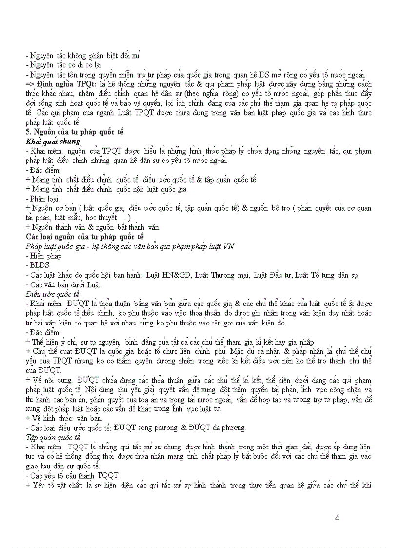 image for page Đề cương ôn tập tư pháp quốc tế