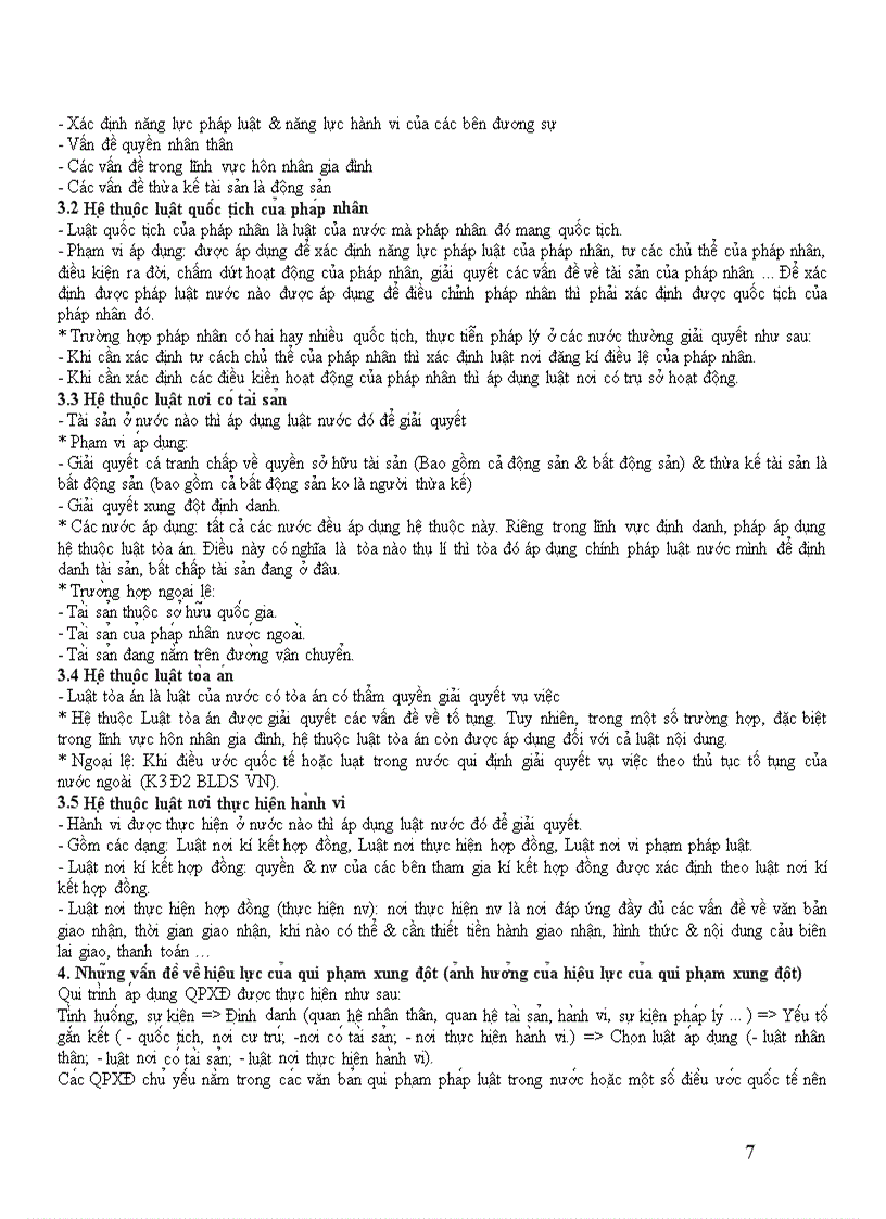 image for page Đề cương ôn tập tư pháp quốc tế