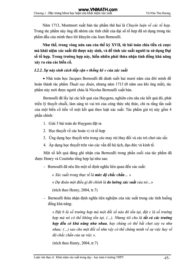 image for page Khái niệm xác suất trong dạy học toán ở trường THPT