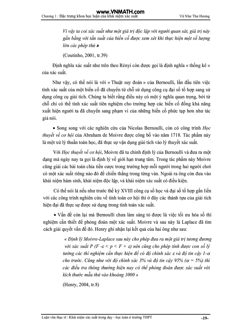 image for page Khái niệm xác suất trong dạy học toán ở trường THPT