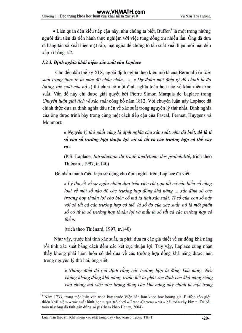 image for page Khái niệm xác suất trong dạy học toán ở trường THPT