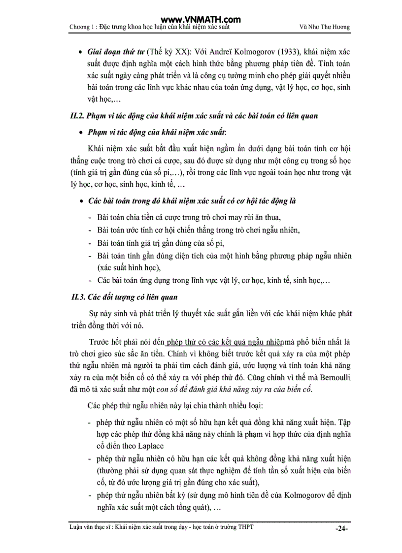 image for page Khái niệm xác suất trong dạy học toán ở trường THPT