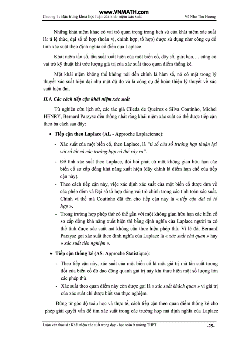 image for page Khái niệm xác suất trong dạy học toán ở trường THPT