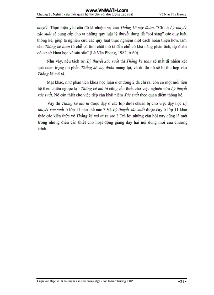 image for page Khái niệm xác suất trong dạy học toán ở trường THPT