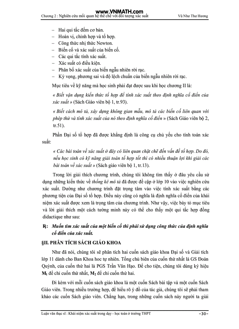 image for page Khái niệm xác suất trong dạy học toán ở trường THPT