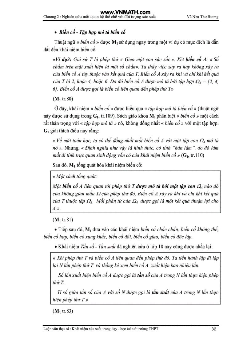 image for page Khái niệm xác suất trong dạy học toán ở trường THPT