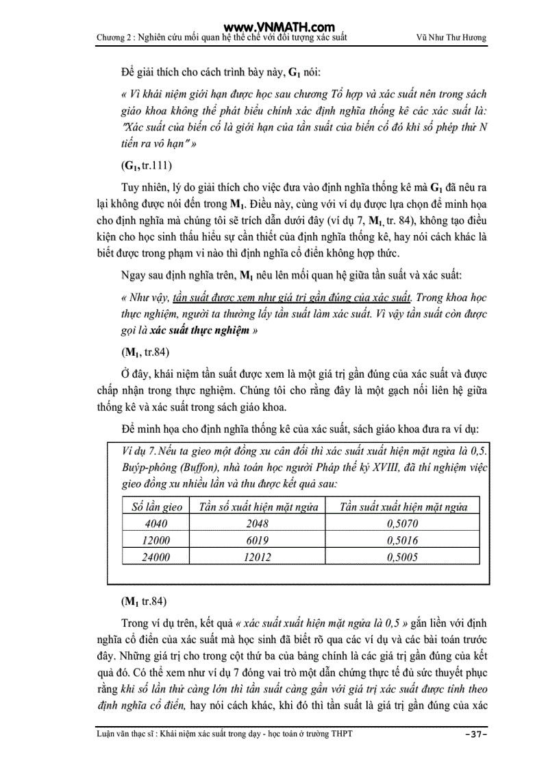 image for page Khái niệm xác suất trong dạy học toán ở trường THPT