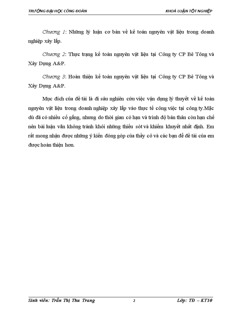 image for page Hoàn thiện kế toán nguyên vật liệu tại công ty CP Bê tông và Xây dựng A P