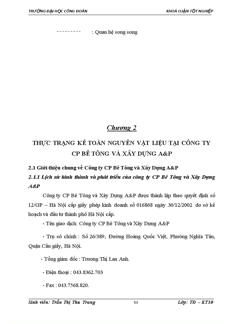 image for page Hoàn thiện kế toán nguyên vật liệu tại công ty CP Bê tông và Xây dựng A P