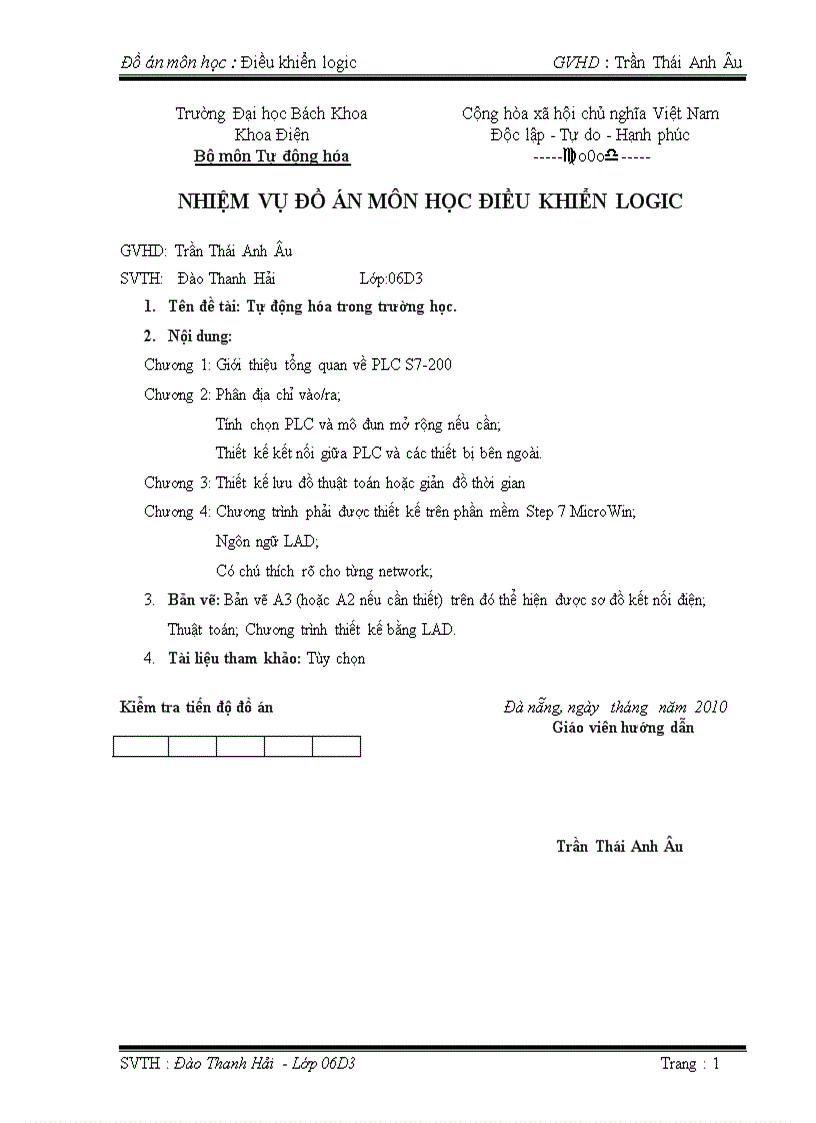image for page Đồ án logic chuông báo tiết học dùng plc tự động hóa trong trường học