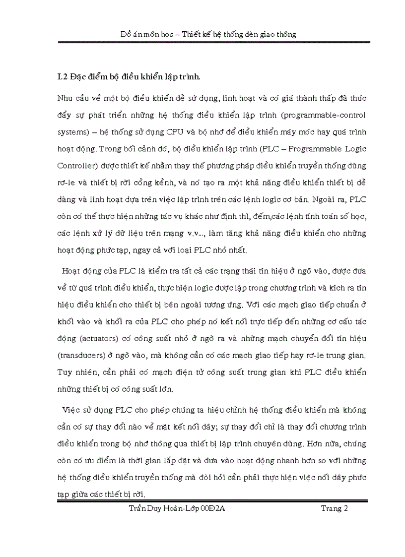 image for page Đồ án logic đèn giao thông dùng plc