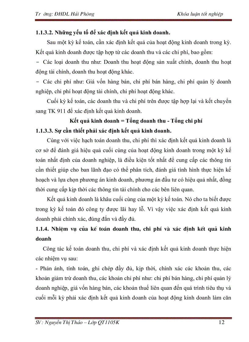 image for page Hoàn thiện kế toán doanh thu chi phí và xác định kết quả kinh doanh tại công ty TNHH vận tải Thành Trung