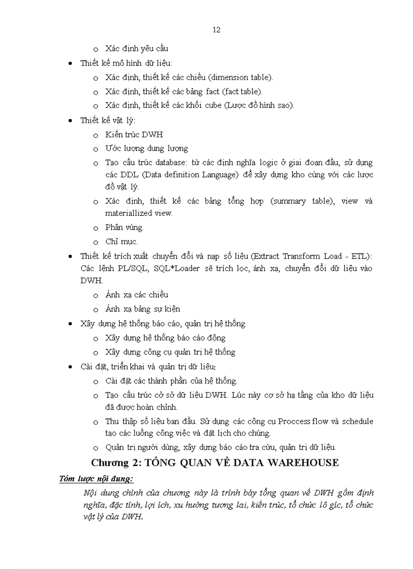 image for page Thiết kế và triển khai kho dữ liệu khách hàng sử dụng dịch vụ viễn thông của Tổng công ty Bưu chinh Viễn thông Việt Nam VNPT