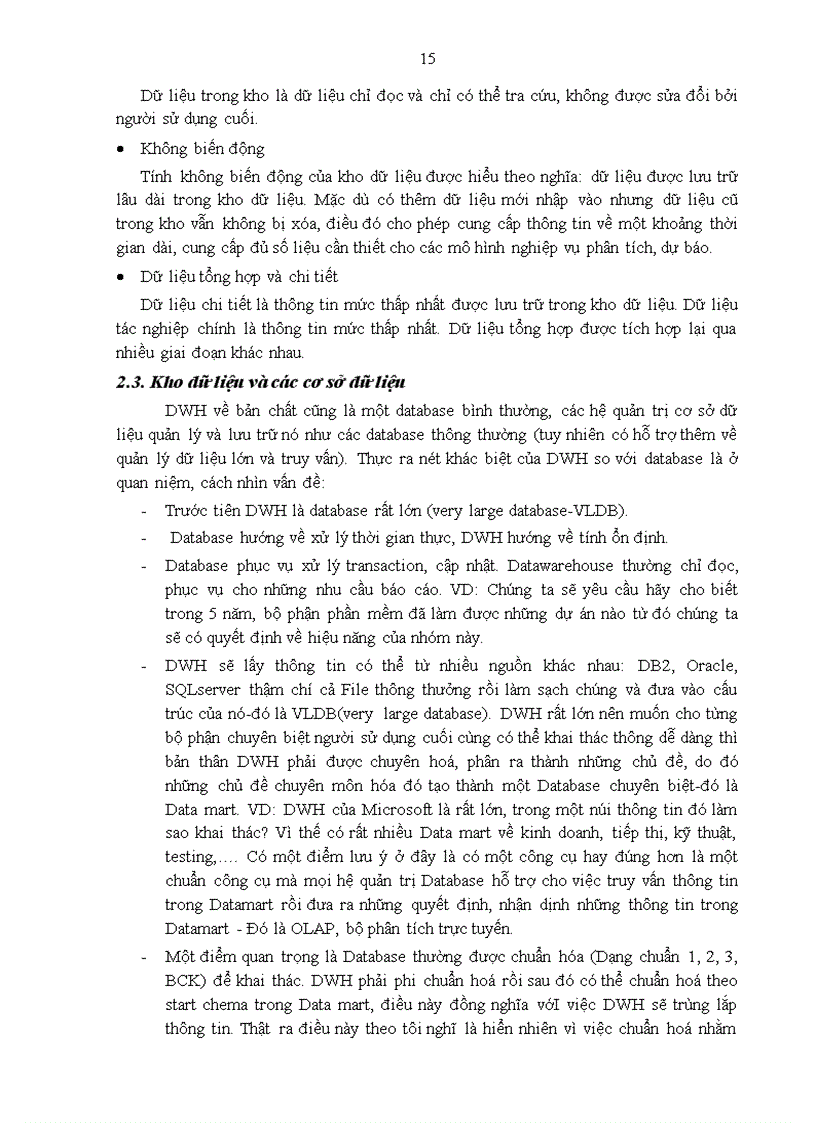image for page Thiết kế và triển khai kho dữ liệu khách hàng sử dụng dịch vụ viễn thông của Tổng công ty Bưu chinh Viễn thông Việt Nam VNPT