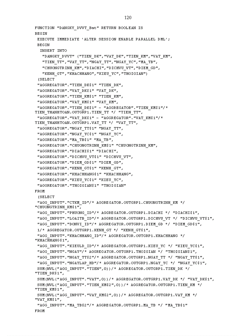 image for page Thiết kế và triển khai kho dữ liệu khách hàng sử dụng dịch vụ viễn thông của Tổng công ty Bưu chinh Viễn thông Việt Nam VNPT