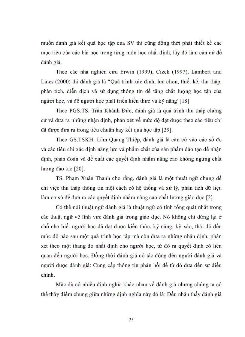 image for page Ảnh hưởng của kiểm tra đánh giá kết quả học tập đến phương pháp học của sinh viên ở một số trường đại học trên địa bàn TP HCM