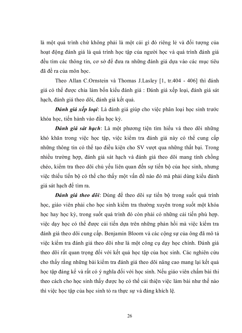 image for page Ảnh hưởng của kiểm tra đánh giá kết quả học tập đến phương pháp học của sinh viên ở một số trường đại học trên địa bàn TP HCM