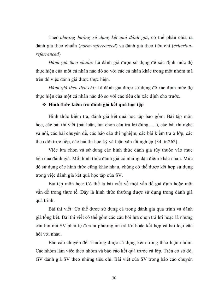 image for page Ảnh hưởng của kiểm tra đánh giá kết quả học tập đến phương pháp học của sinh viên ở một số trường đại học trên địa bàn TP HCM