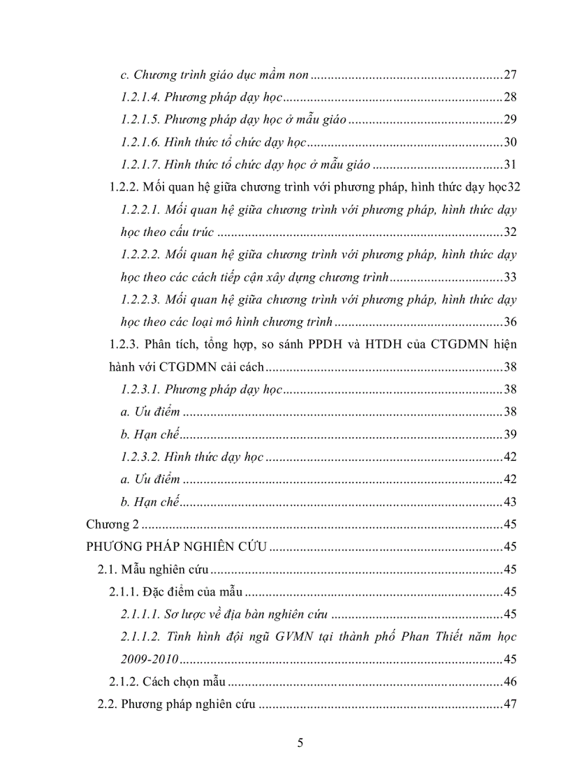 image for page Ảnh hưởng của Chương trình giáo dục Mầm non hiện hành đến phương pháp và hình thức tổ chức dạy học của giáo viên mầm non Thành phố Phan Thiết