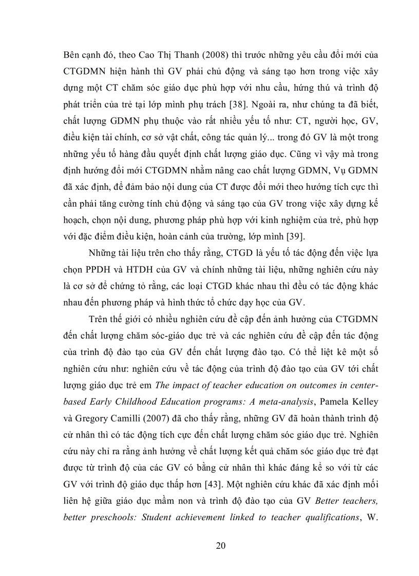 image for page Ảnh hưởng của Chương trình giáo dục Mầm non hiện hành đến phương pháp và hình thức tổ chức dạy học của giáo viên mầm non Thành phố Phan Thiết