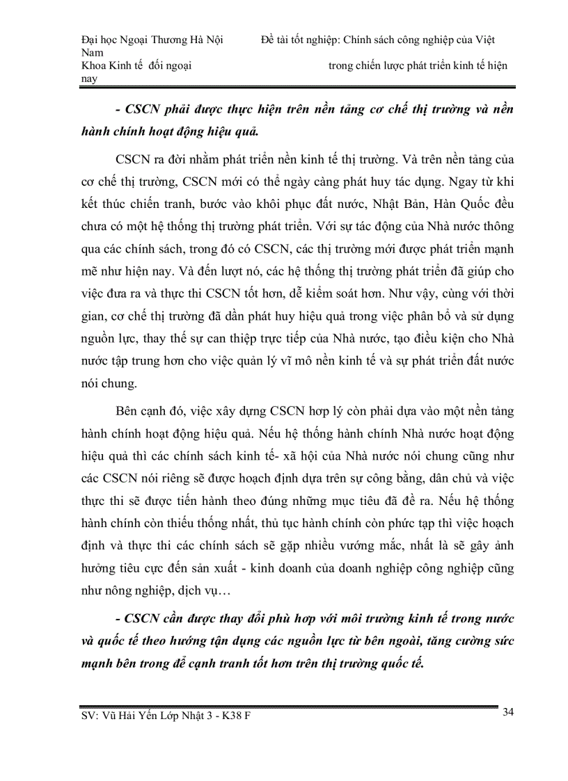 image for page Chính sách công nghiệp của việt nam trong chiến lược phát triển kinh tế hiện nay