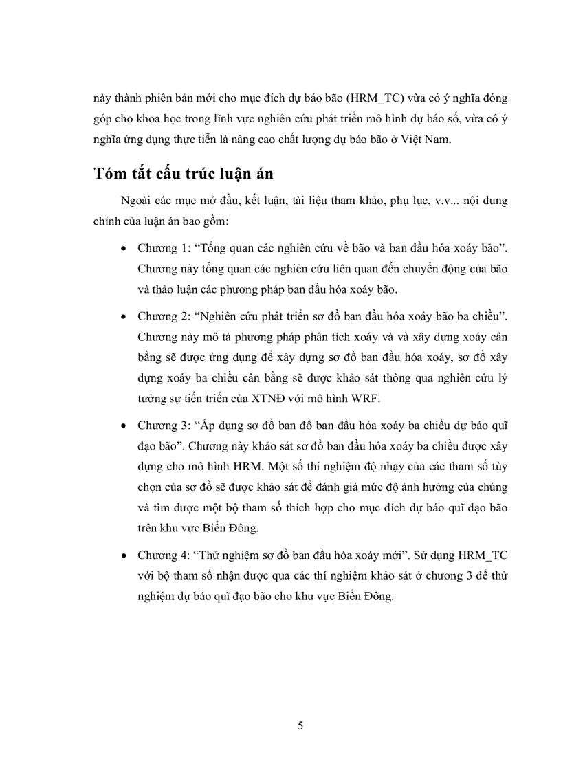 image for page Nghiên cứu phát triển và ứng dụng sơ đồ ban đầu hóa xoáy ba chiều cho mục đích dự báo chuyển động bão ở việt nam