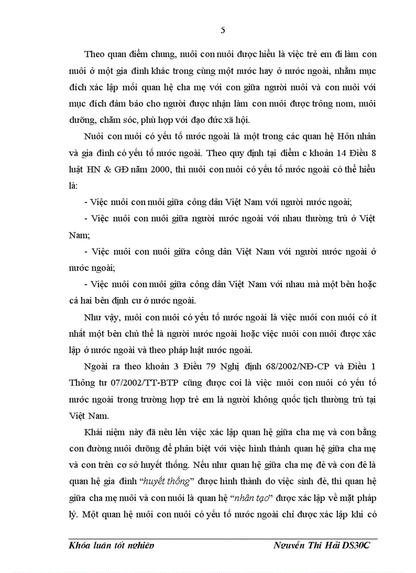 image for page Thực tiễn áp dụng pháp luật về nuôi con nuôi có yếu tố nước ngoài ở Việt Nam hiện nay