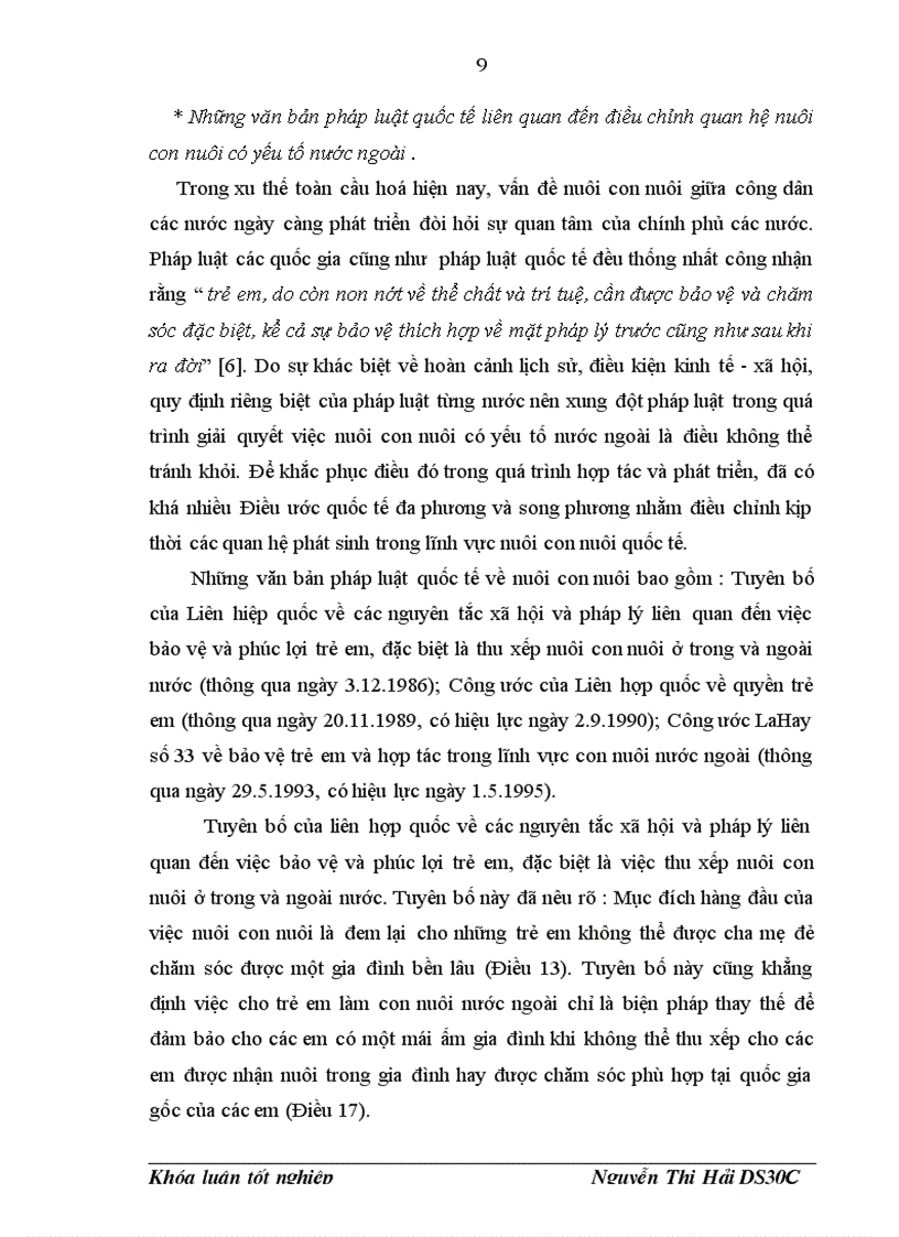 image for page Thực tiễn áp dụng pháp luật về nuôi con nuôi có yếu tố nước ngoài ở Việt Nam hiện nay