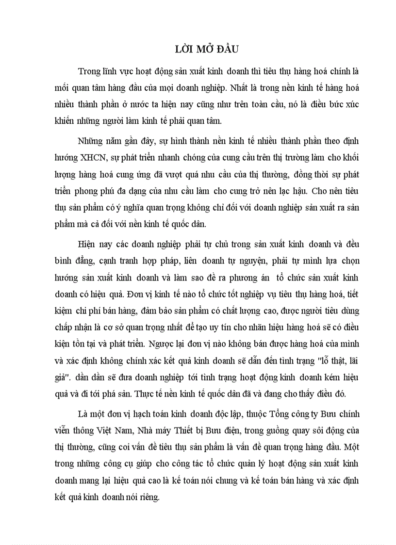 image for page Hoàn thiện công tác kế toán bán hàng và xác định kết quả kinh doanh tại Nhà máy thiết bị bưu điện