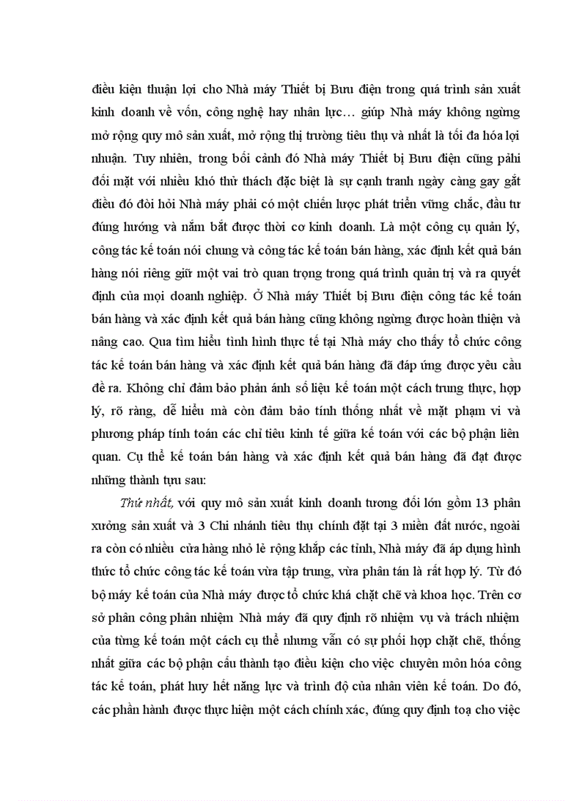 image for page Hoàn thiện công tác kế toán bán hàng và xác định kết quả kinh doanh tại Nhà máy thiết bị bưu điện