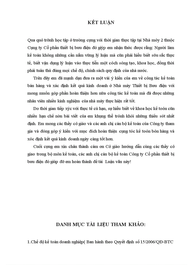 image for page Hoàn thiện công tác kế toán bán hàng và xác định kết quả kinh doanh tại Nhà máy thiết bị bưu điện