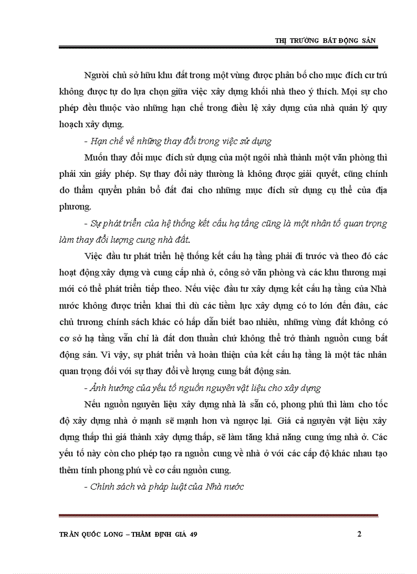 image for page Phân tích mối quan hệ cung cầu trên thị trường bất động sản