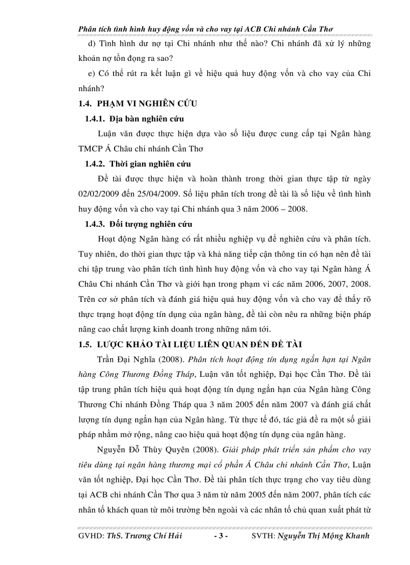 image for page Phân tích tình hình huy động vốn và cho vay tại Ngân hàng thương mại cổ phần Á Châu chi nhánh Cần Thơ