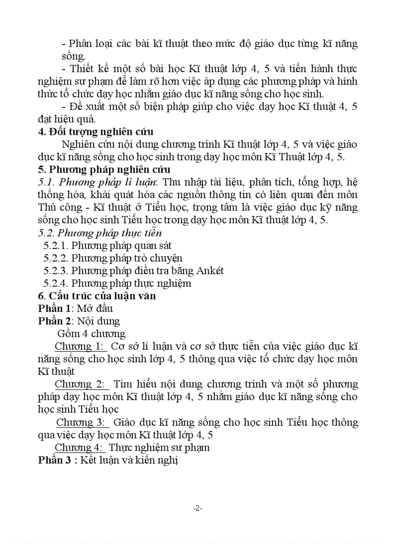 image for page Tìm hiểu việc giáo dục kĩ năng sống cho học sinh Tiểu học trong dạy học môn Kĩ thuật lớp 4 5