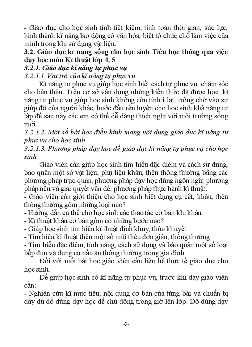 image for page Tìm hiểu việc giáo dục kĩ năng sống cho học sinh Tiểu học trong dạy học môn Kĩ thuật lớp 4 5