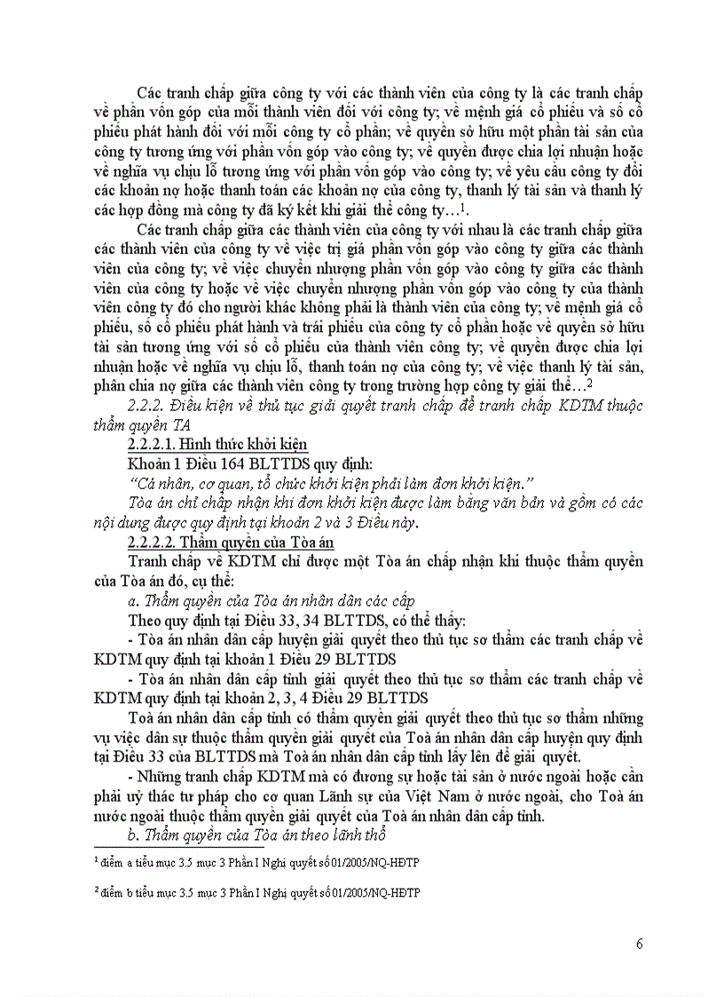 image for page Thẩm quyền dân sự của tòa án theo loại việc về tranh chấp kinh doanh thương mại