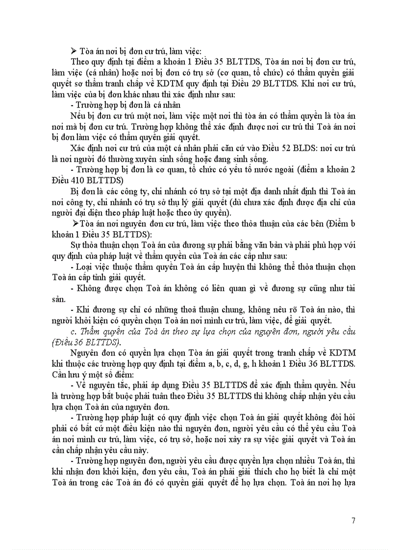 image for page Thẩm quyền dân sự của tòa án theo loại việc về tranh chấp kinh doanh thương mại