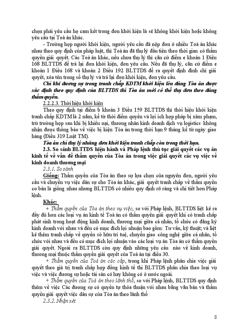 image for page Thẩm quyền dân sự của tòa án theo loại việc về tranh chấp kinh doanh thương mại