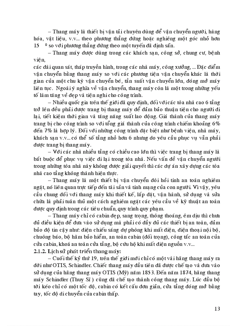 image for page Thiết kế thang máy 4 điểm dừng Q 450 kG chiều cao nâng Hn 10 5m tốc độ nâng Vn 1 m s