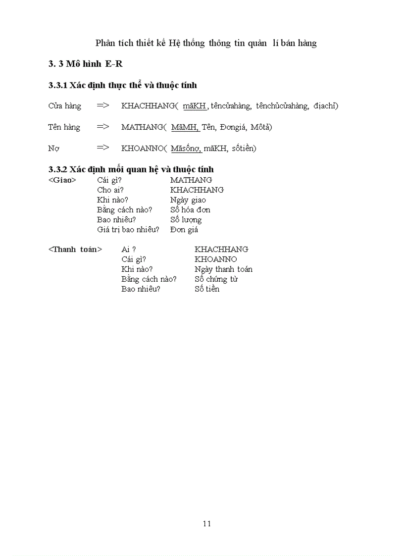 image for page Phân tích thiết kế Hệ thống thông tin quản lí bán hàng