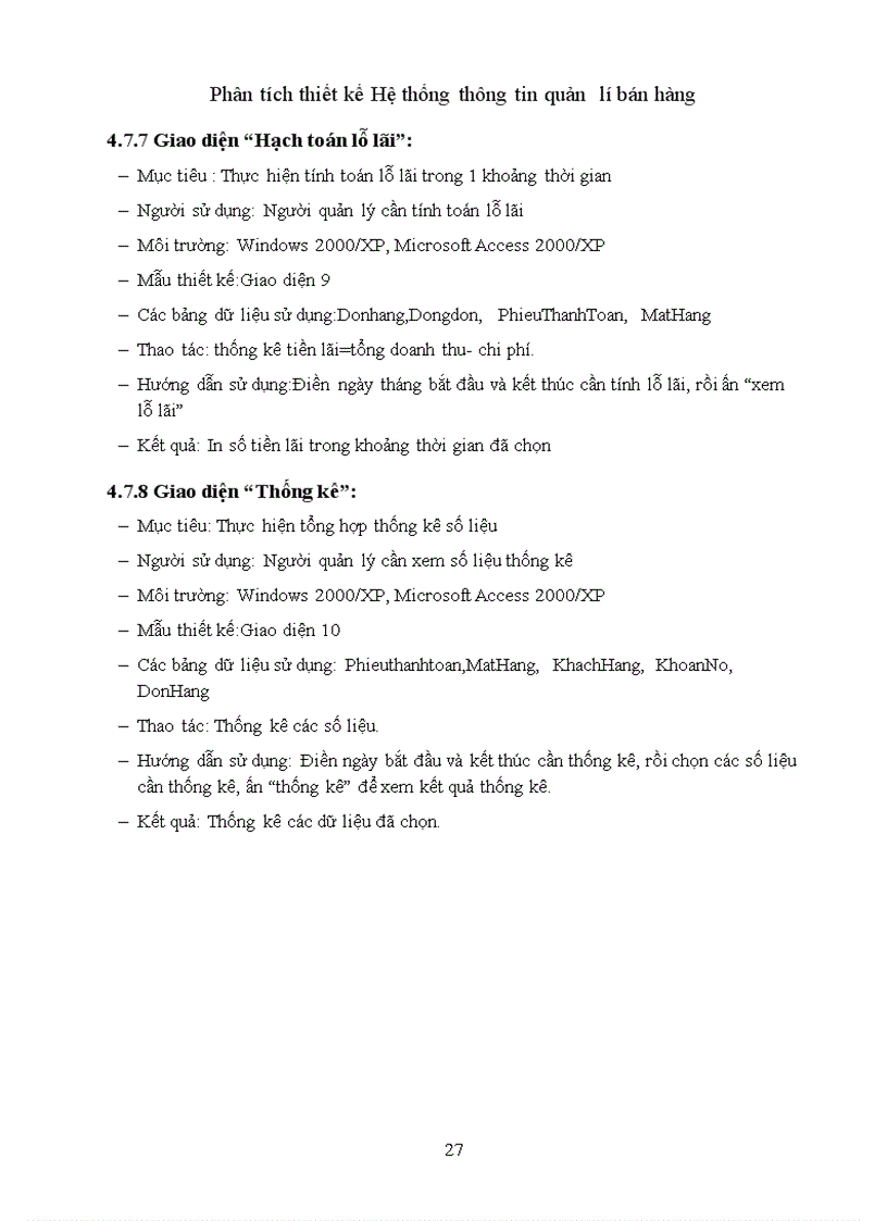 image for page Phân tích thiết kế Hệ thống thông tin quản lí bán hàng