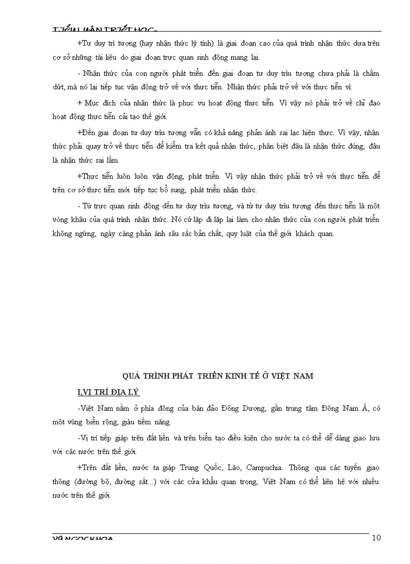 image for page Tiểu luận Triết Học