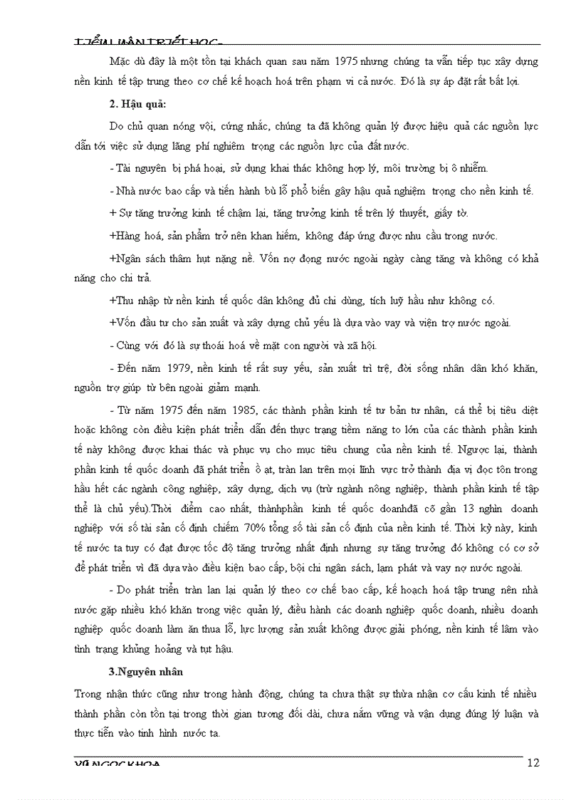 image for page Tiểu luận Triết Học