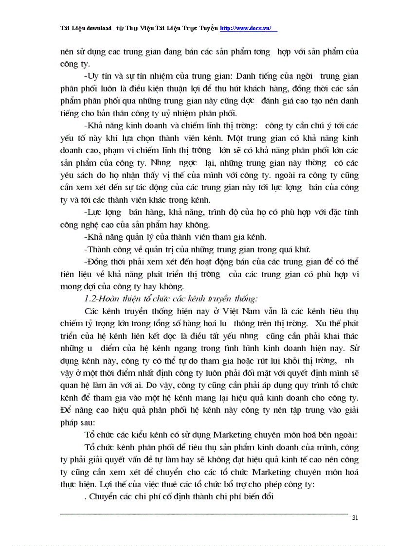 image for page Hoàn thiện hệ thống kênh phân phối của công ty bánh kẹo Hải Hà