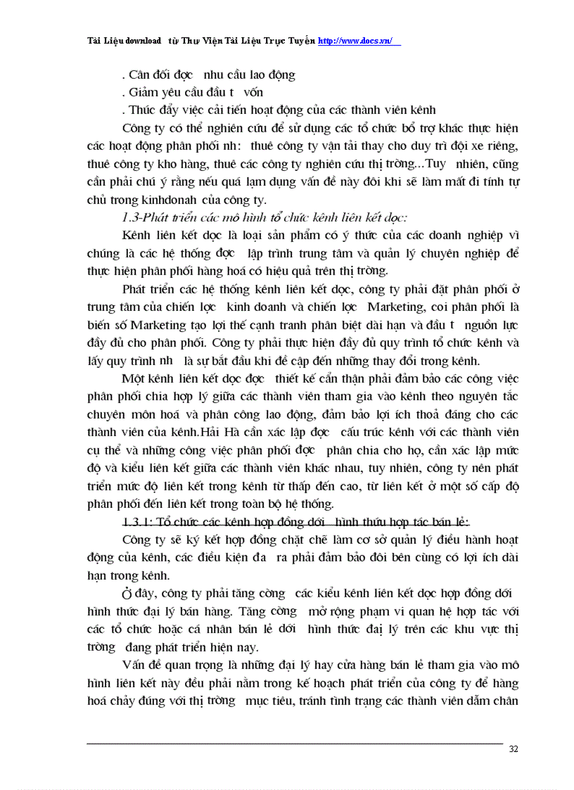 image for page Hoàn thiện hệ thống kênh phân phối của công ty bánh kẹo Hải Hà